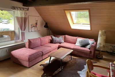 Wohnlandschaft mit Bettfunktion